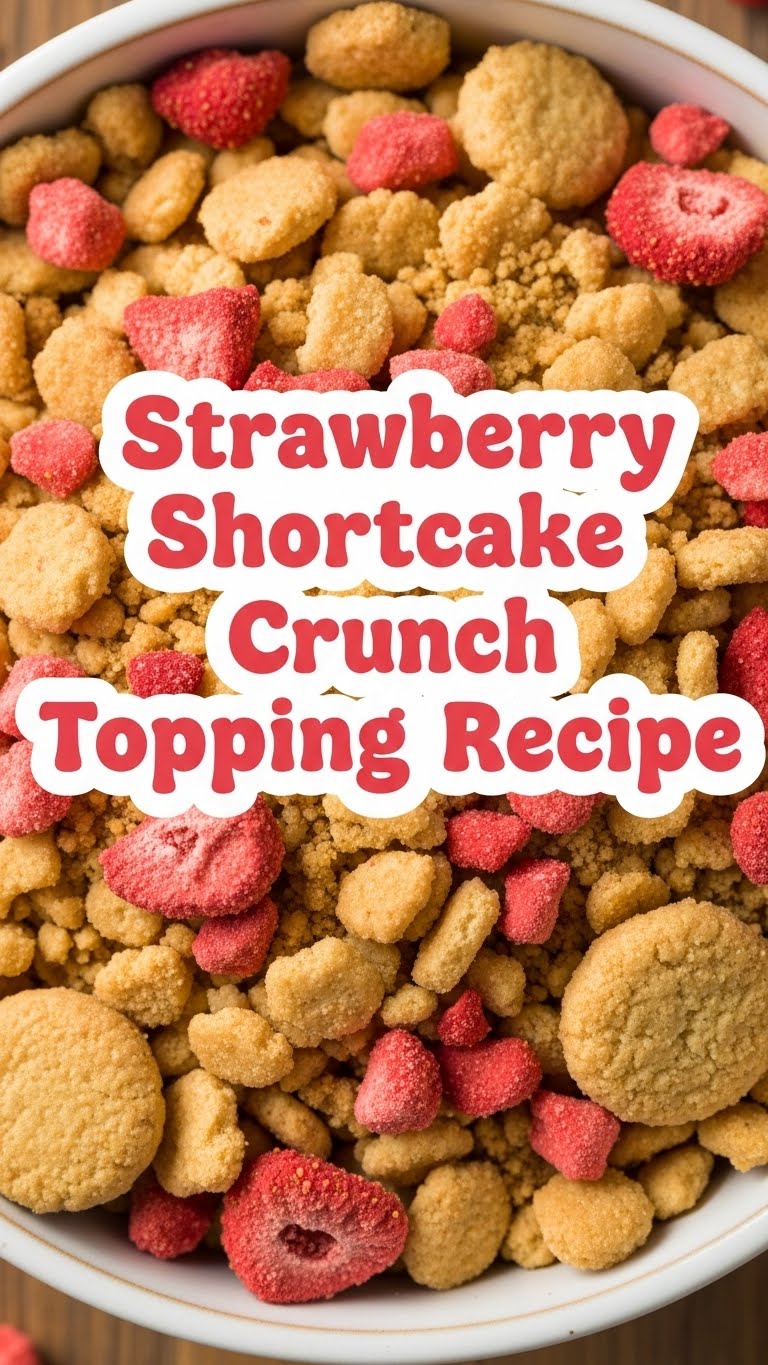 Strawberry Shortcake Crunch Topping Recipe