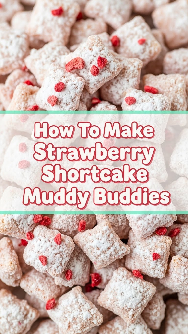 How To Make Strawberry Shortcake Muddy Buddies