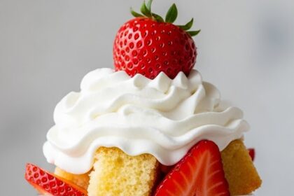 Strawberry Shortcake Parfait With Pound Cake