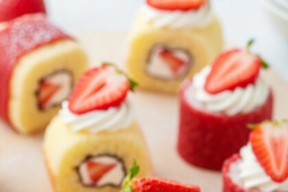 How To Make Strawberry Shortcake Sushi