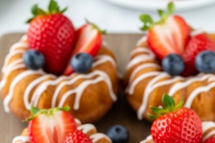 Strawberry Shortcake Mini Bundt Cake