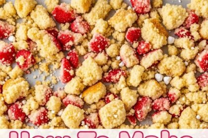 How To Make Strawberry Shortcake Crumbles