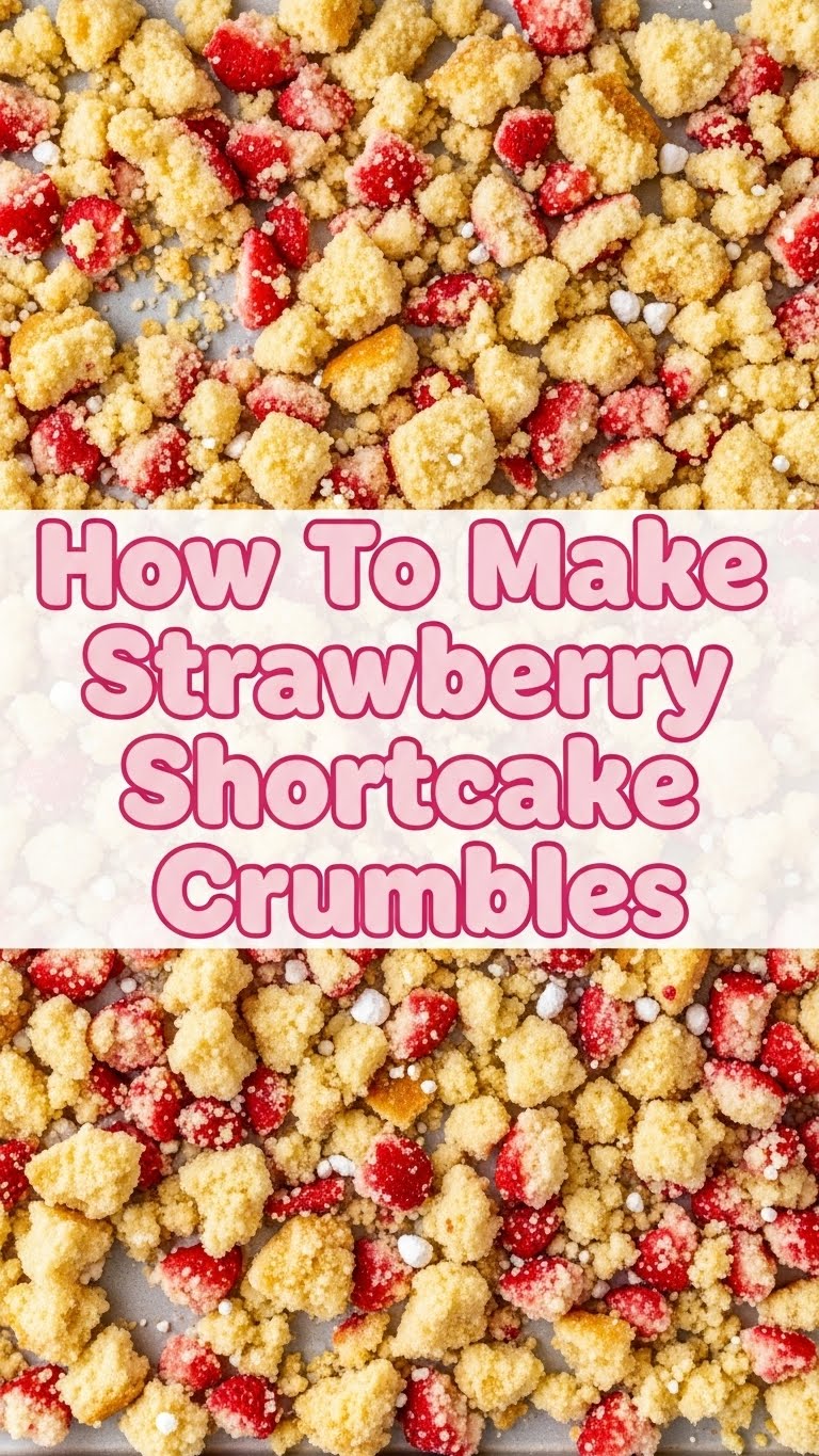 How To Make Strawberry Shortcake Crumbles