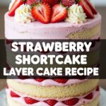 Strawberry Shortcake Layer Cake Recipe