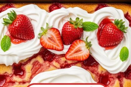How To Make Strawberry Shortcake Poke Cake