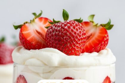 Vegan No Bake Strawberry Shortcake