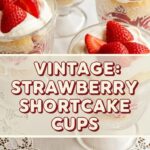 Vintage Strawberry Shortcake Cups