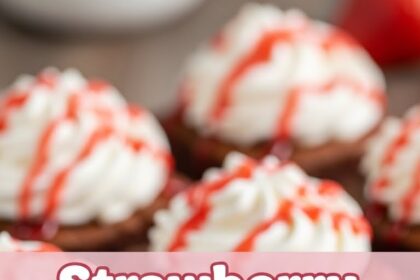 Strawberry Shortcake Brownies Recipe