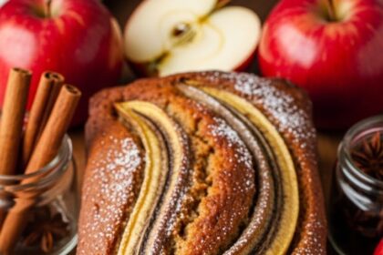 Cinnamon Apple Banana Bread