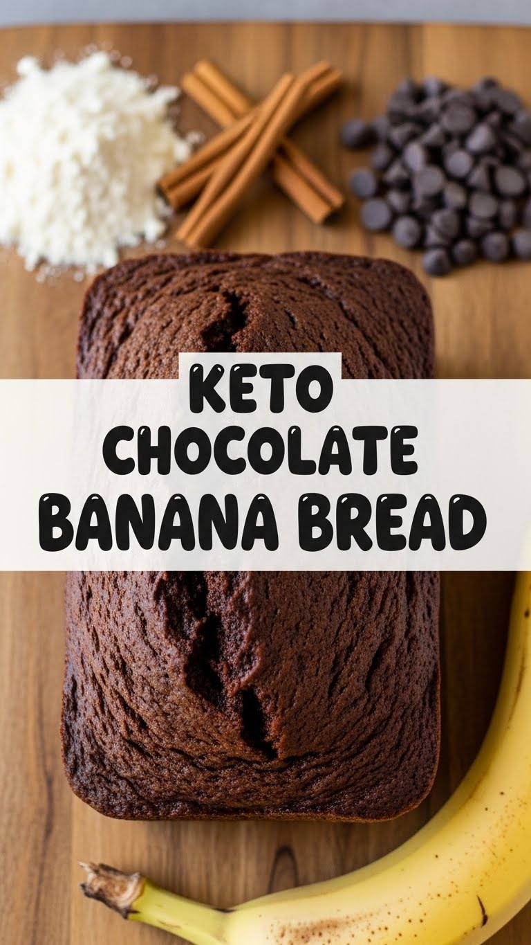 Keto Chocolate Banana Bread