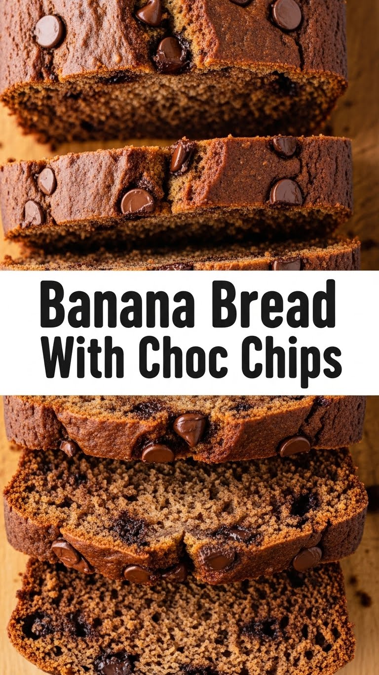 Banana Bread With Choc Chips