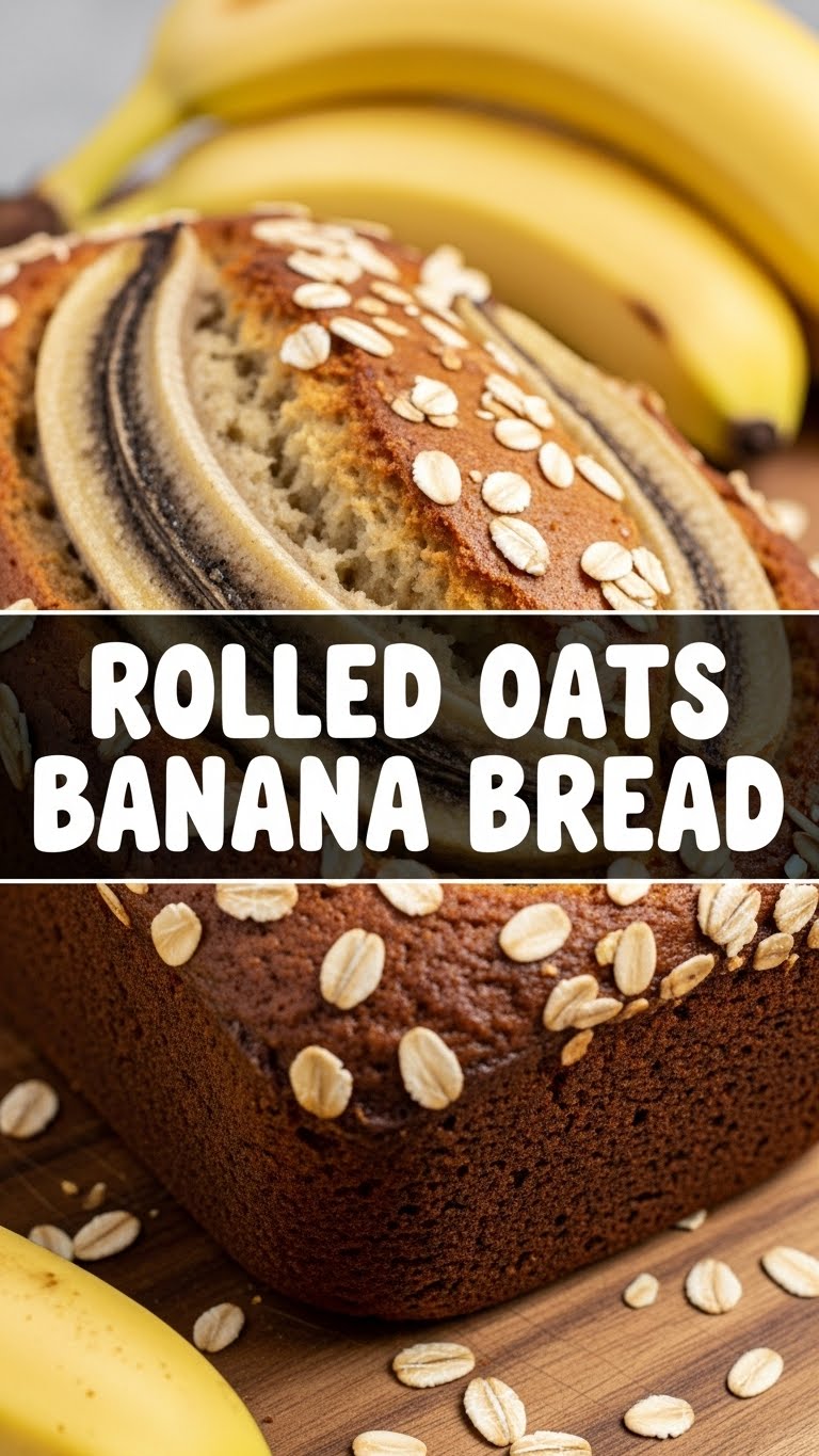 Rolled Oats Banana Bread