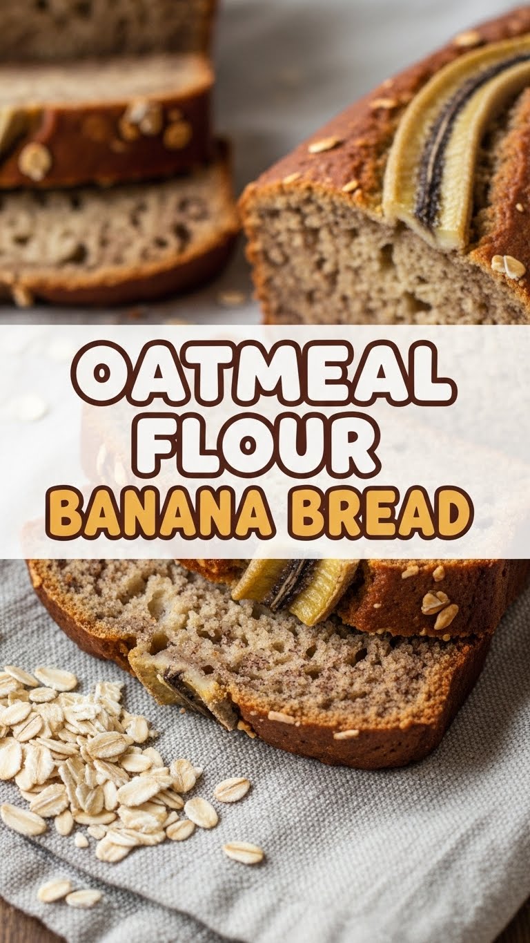 Oatmeal Flour Banana Bread