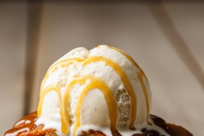 Banana Bread With Ice Cream