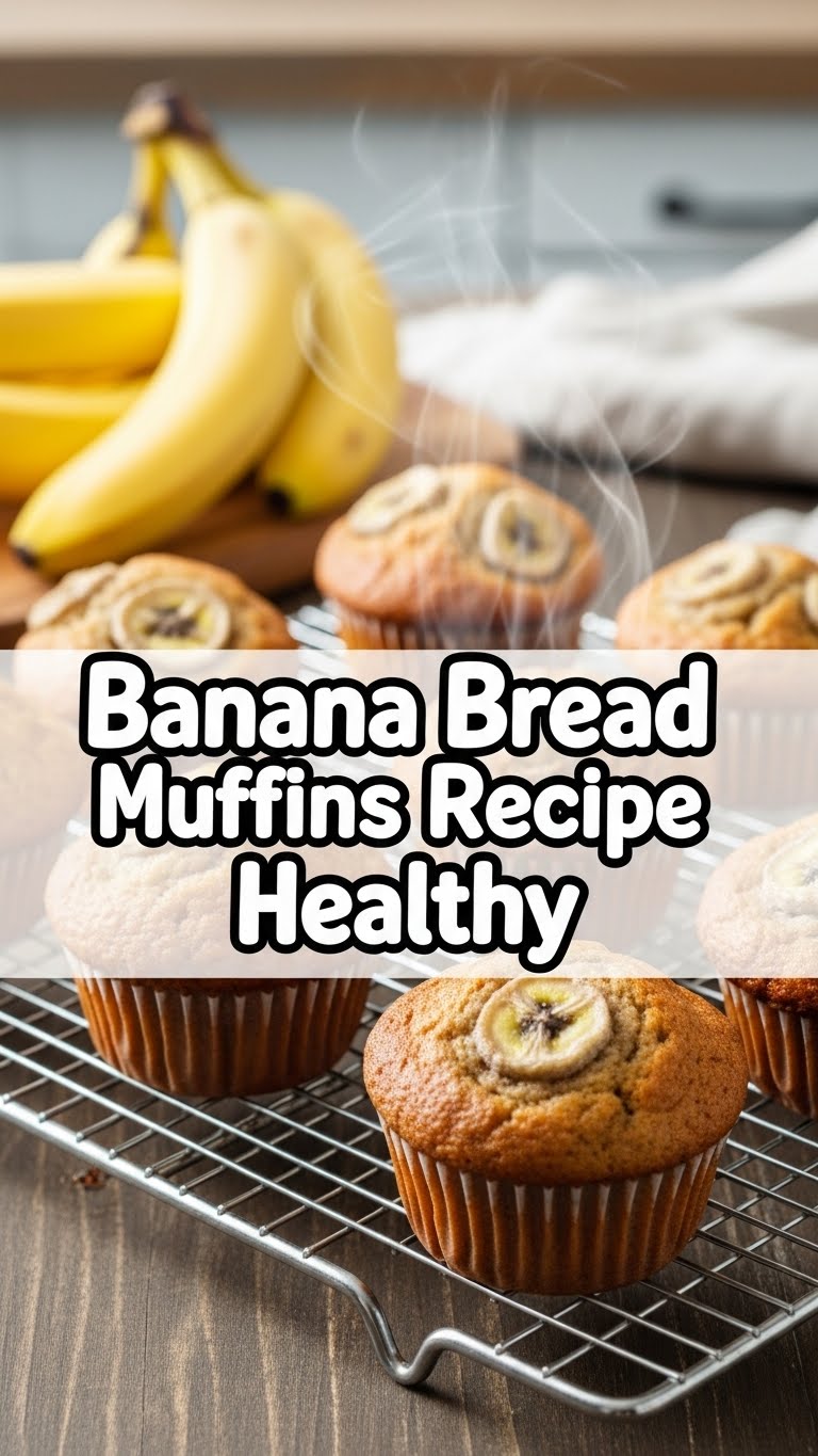 Banana Bread Muffins Recipe Healthy