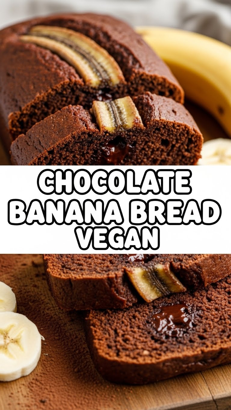 Chocolate Banana Bread Vegan