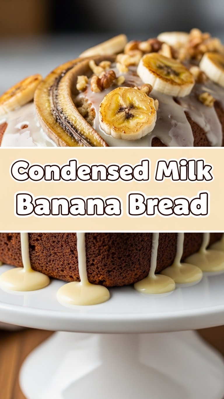 Condensed Milk Banana Bread