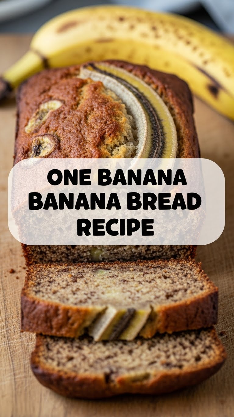 One Banana Banana Bread Recipe
