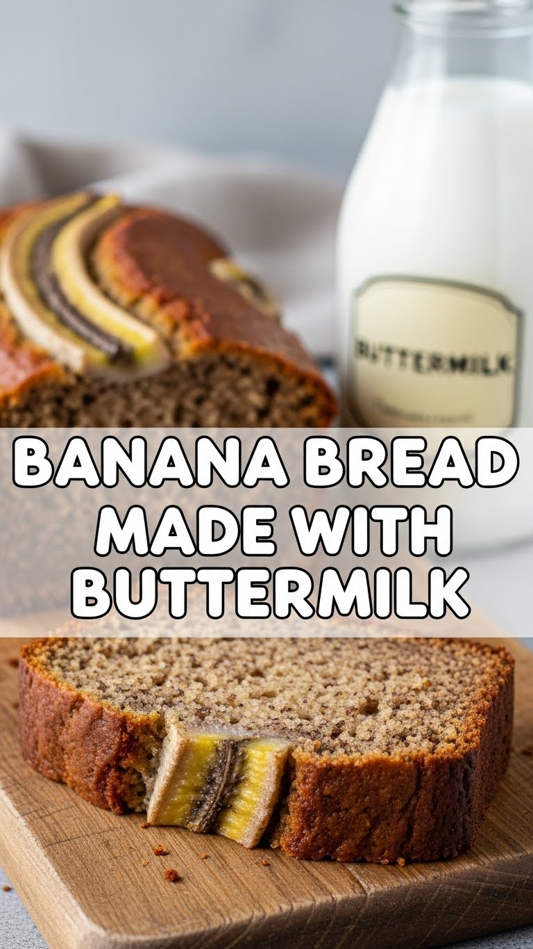 Banana Bread Made With Buttermilk