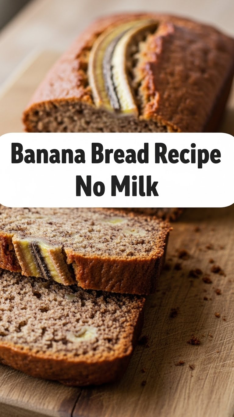 Banana Bread Recipe No Milk