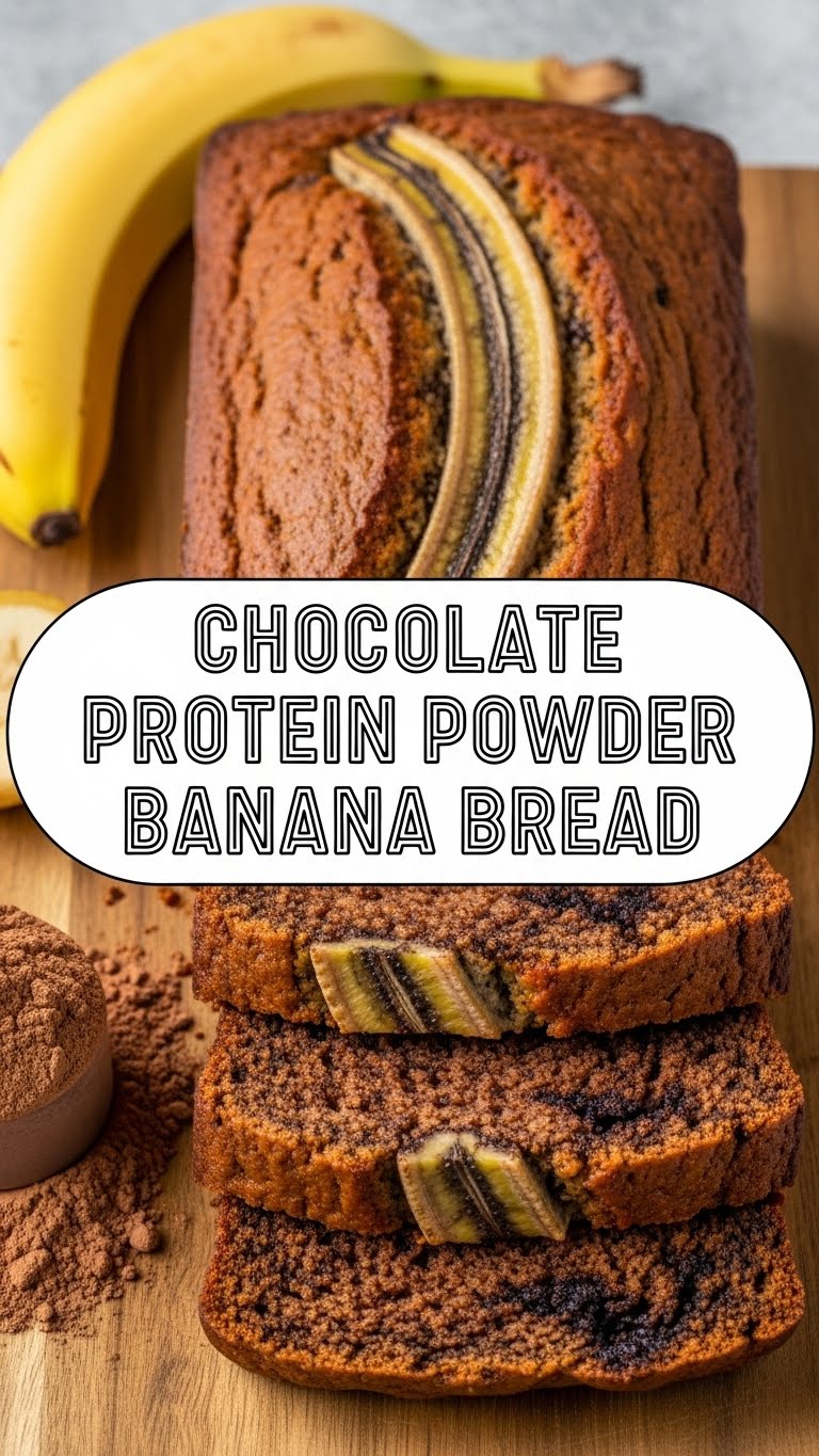 Chocolate Protein Powder Banana Bread