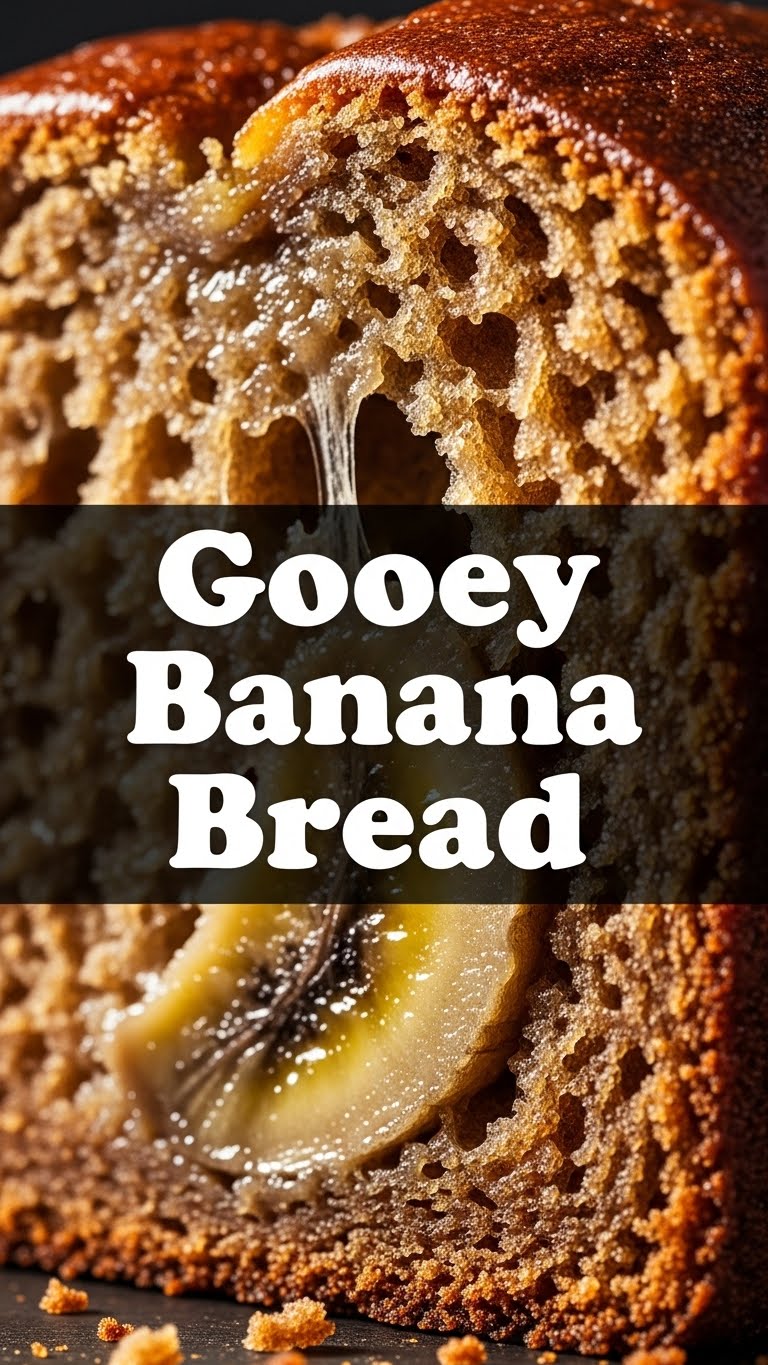 Gooey Banana Bread