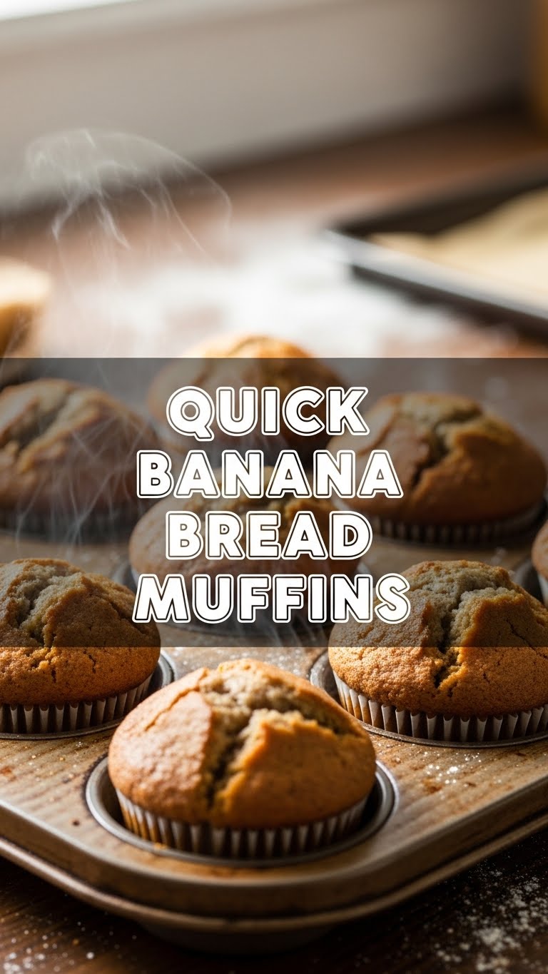 Quick Banana Bread Muffins
