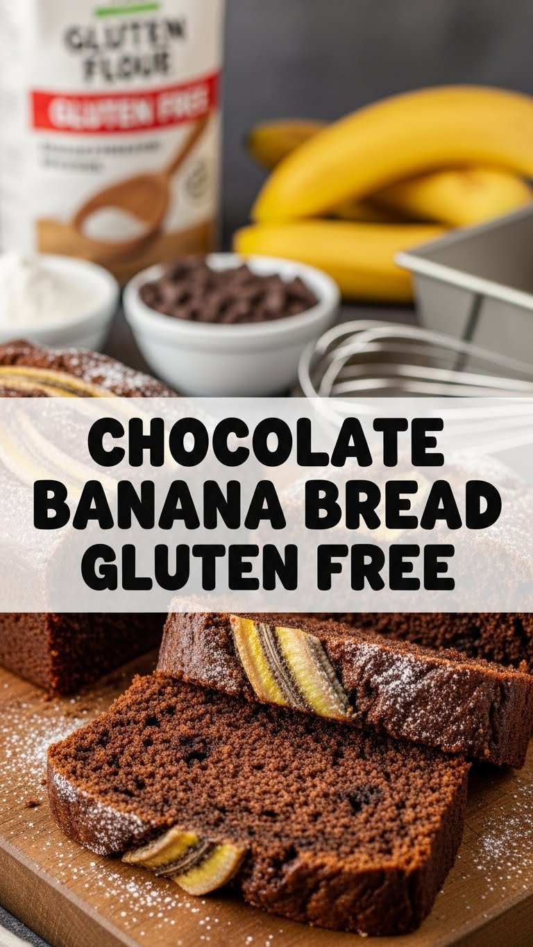 Chocolate Banana Bread Gluten Free
