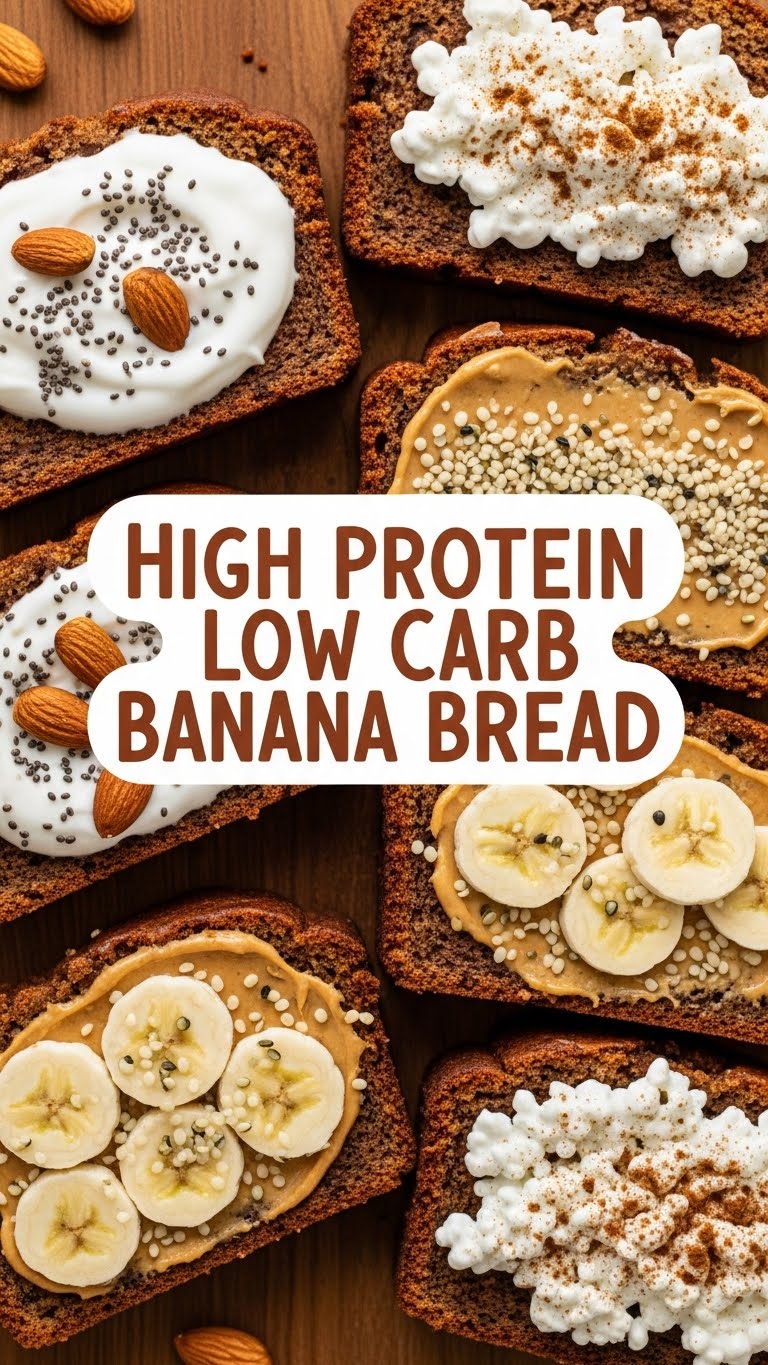 High Protein Low Carb Banana Bread