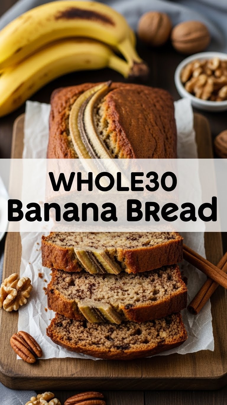 Whole30 Banana Bread