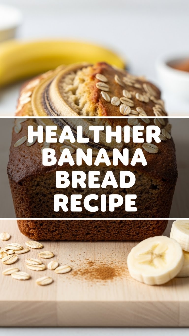 Healthier Banana Bread Recipe