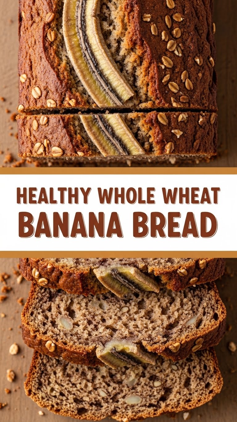 Healthy Whole Wheat Banana Bread