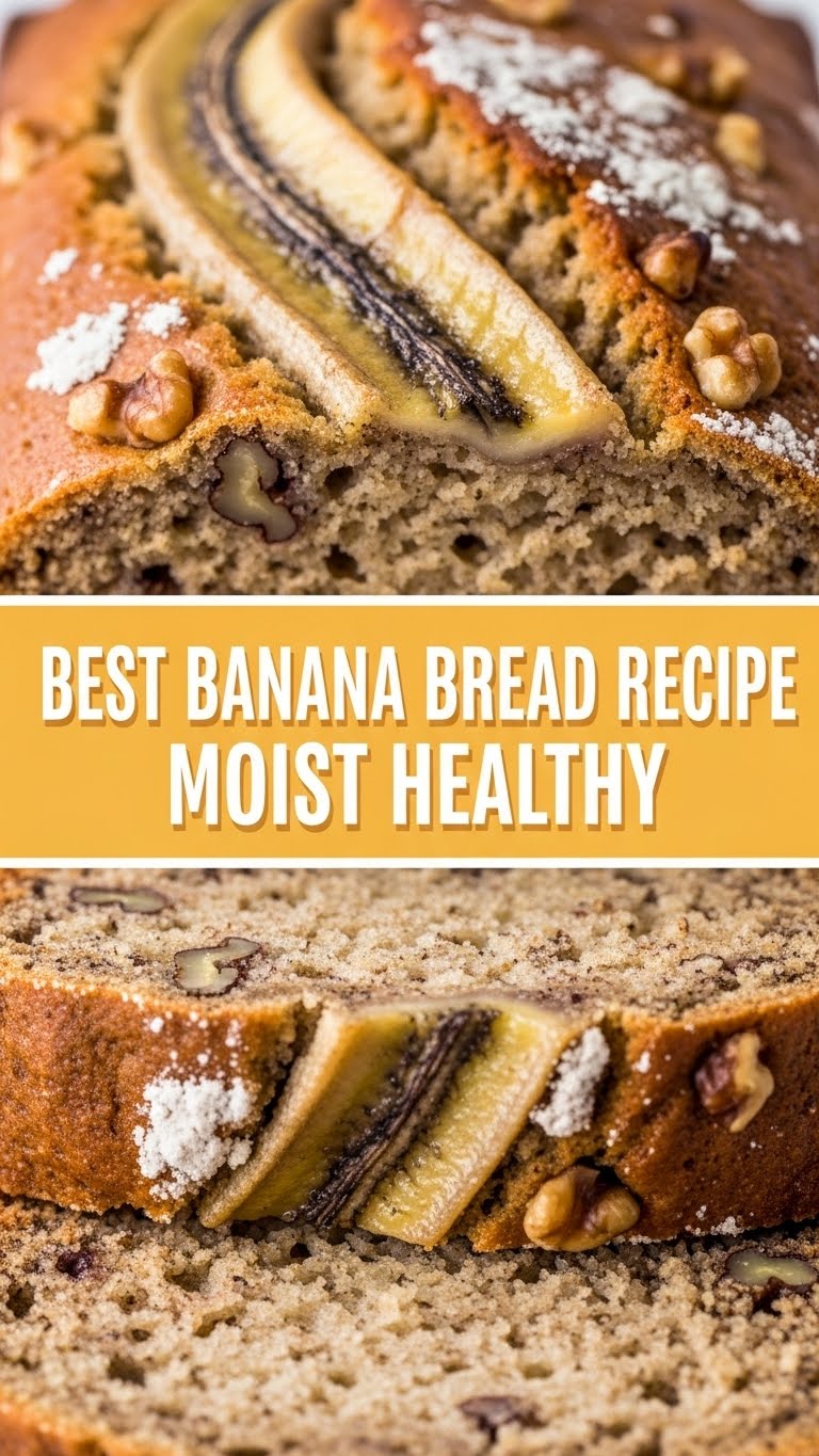 Best Banana Bread Recipe Moist Healthy