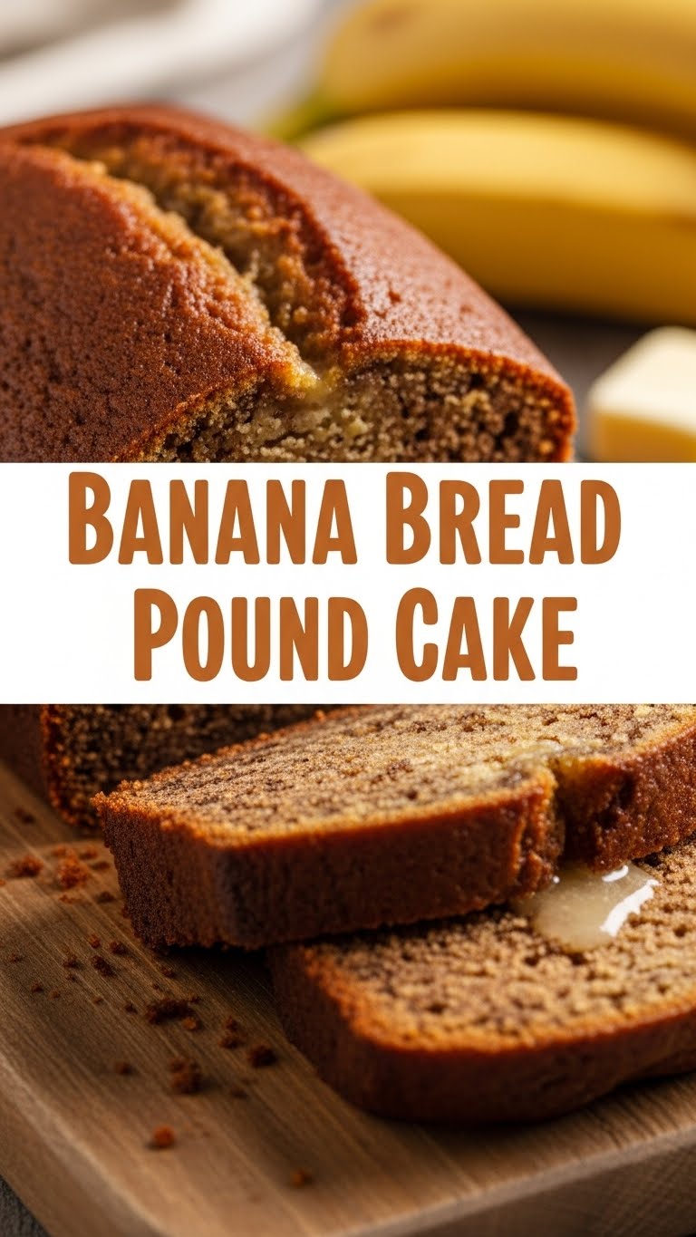 Banana Bread Pound Cake