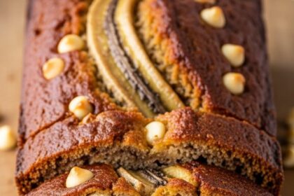 Banana Bread With White Chocolate Chips
