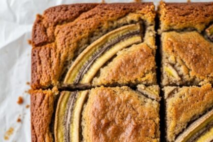 Banana Bread Squares