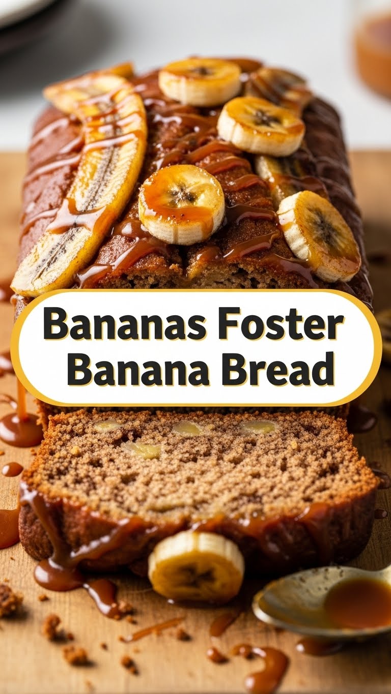 Bananas Foster Banana Bread
