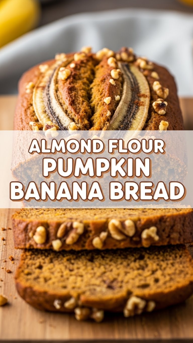 Almond Flour Pumpkin Banana Bread