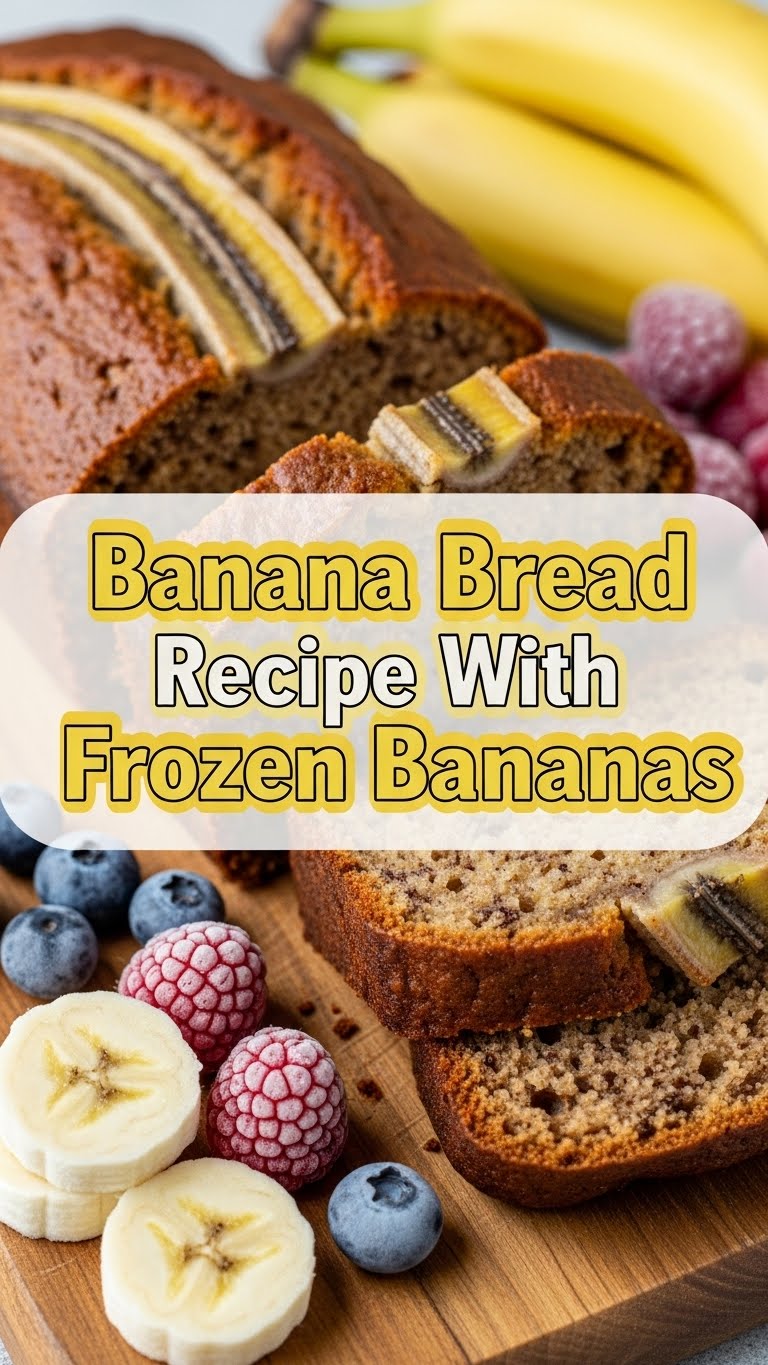 Banana Bread Recipe With Frozen Bananas