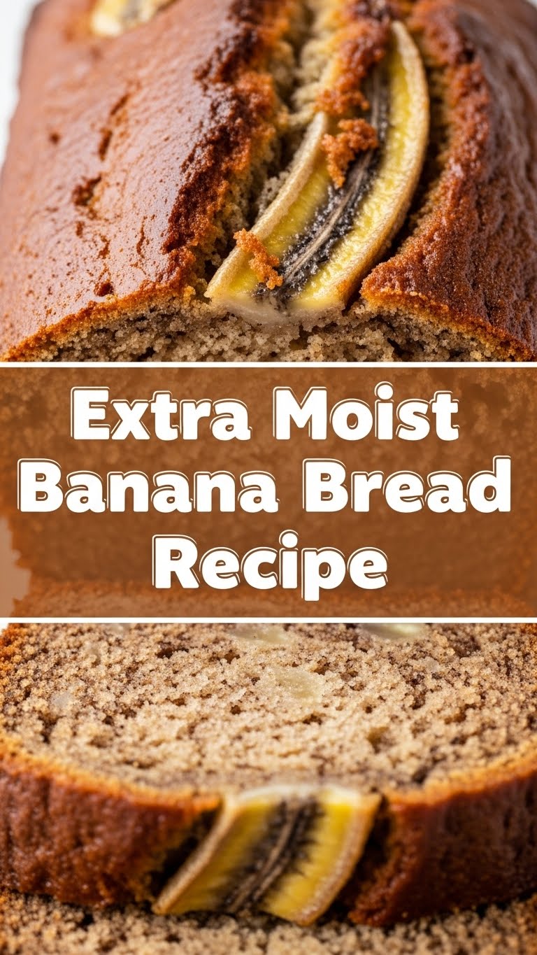 Extra Moist Banana Bread Recipe