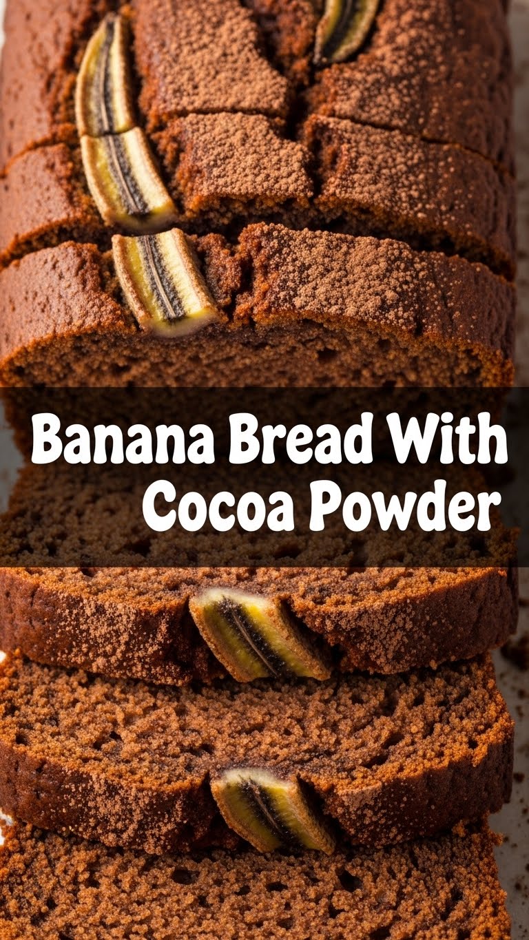 Banana Bread With Cocoa Powder