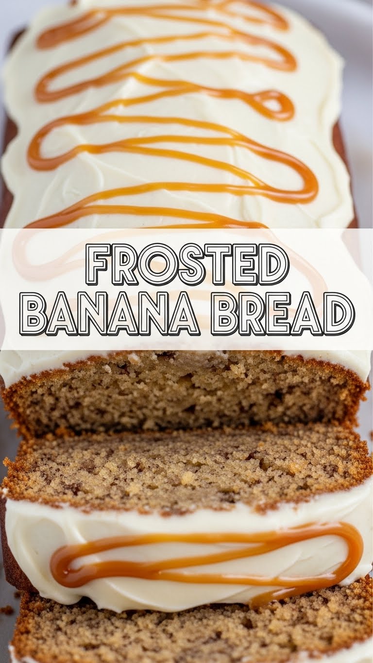 Frosted Banana Bread