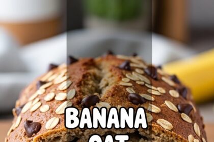 Banana Oat Chocolate Chip Bread