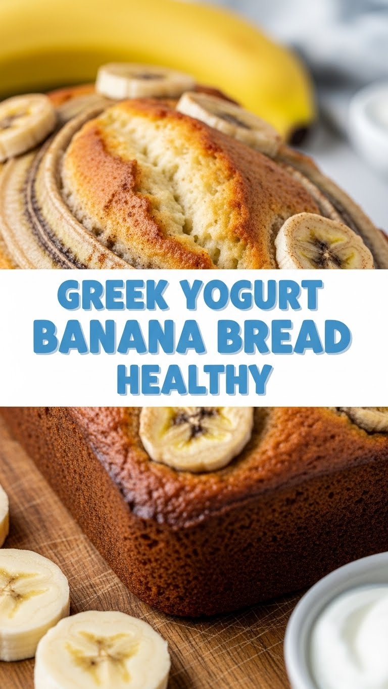 Greek Yogurt Banana Bread Healthy