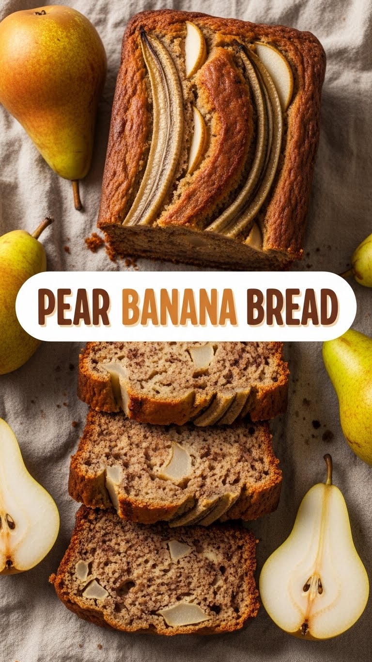 Pear Banana Bread