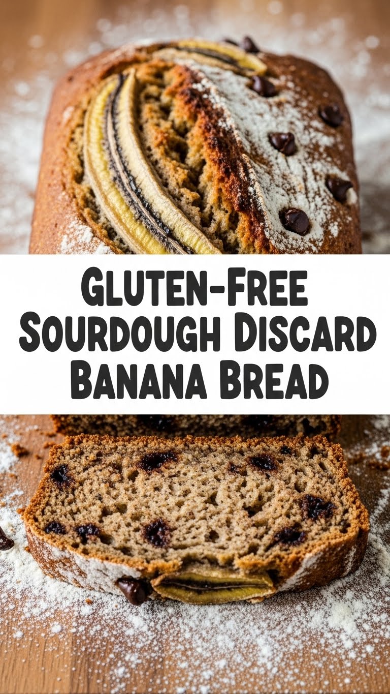 Gluten-Free Sourdough Discard Banana Bread