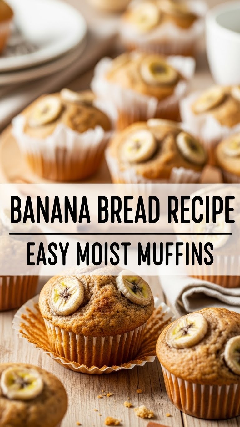 Banana Bread Recipe Easy Moist Muffins