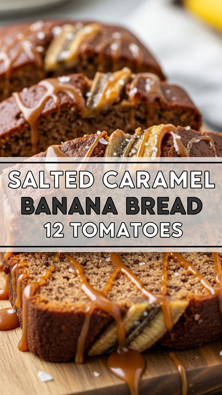 Salted Caramel Banana Bread 12 Tomatoes
