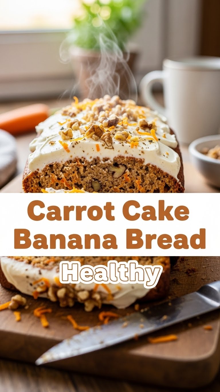 Carrot Cake Banana Bread Healthy