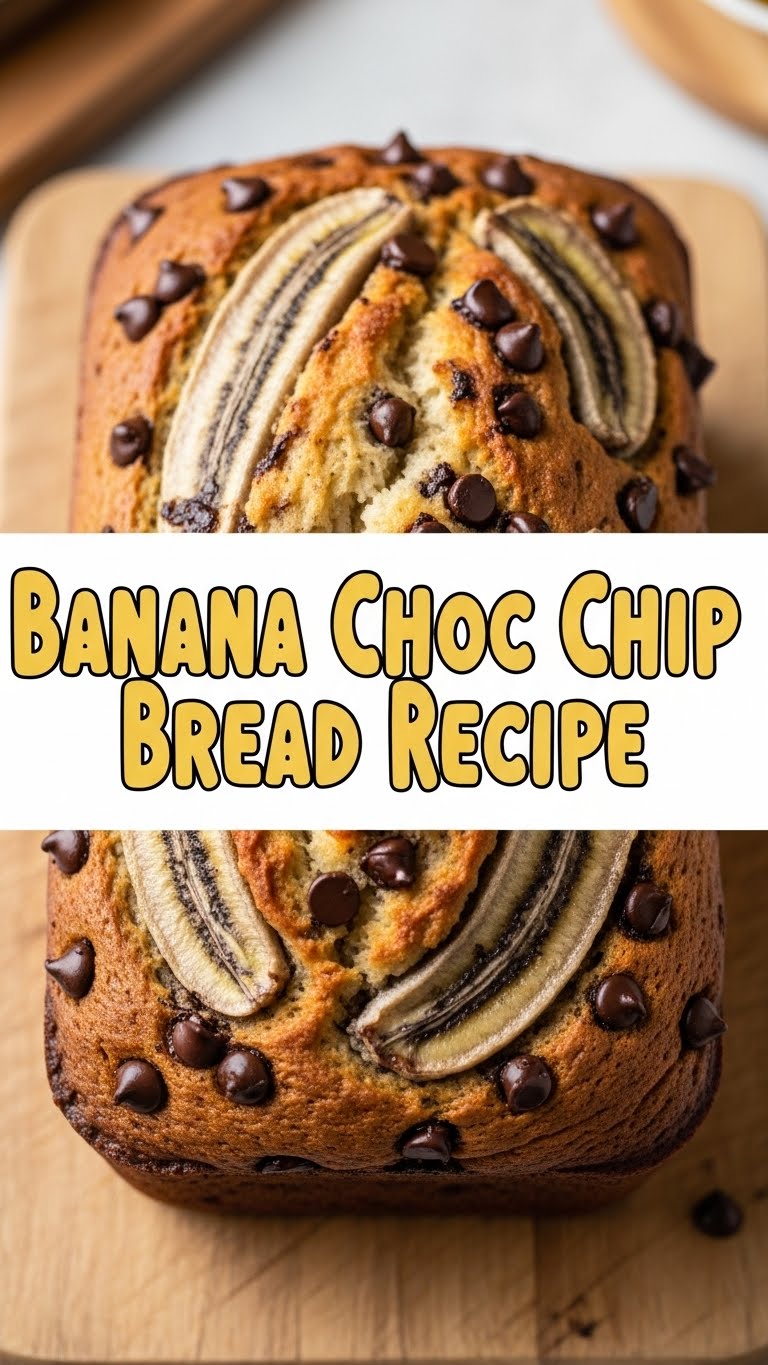 Banana Choc Chip Bread Recipe